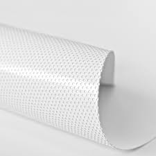 Adhesif microperf transparent